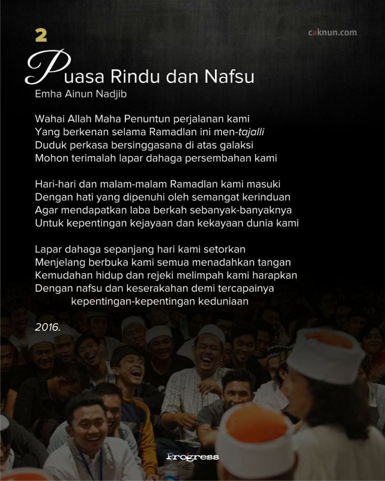 Puasa Rindu dan Nafsu