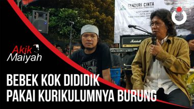 Cak Nun: Bebek Kok Dididik Pakai Kurikulumnya Burung