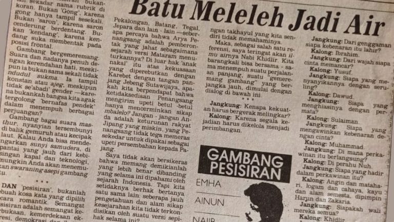 Batu Meleleh Jadi Air