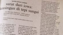 surat dari iowa: keasingan di tepi sungai