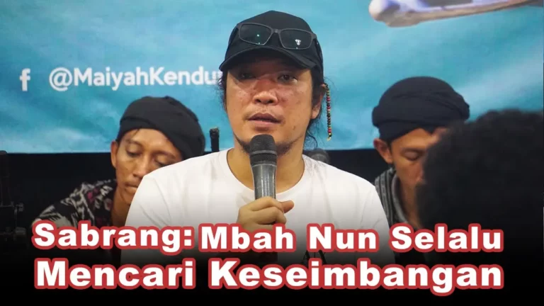 Sabrang: Mbah Nun Selalu Mencari Keseimbangan